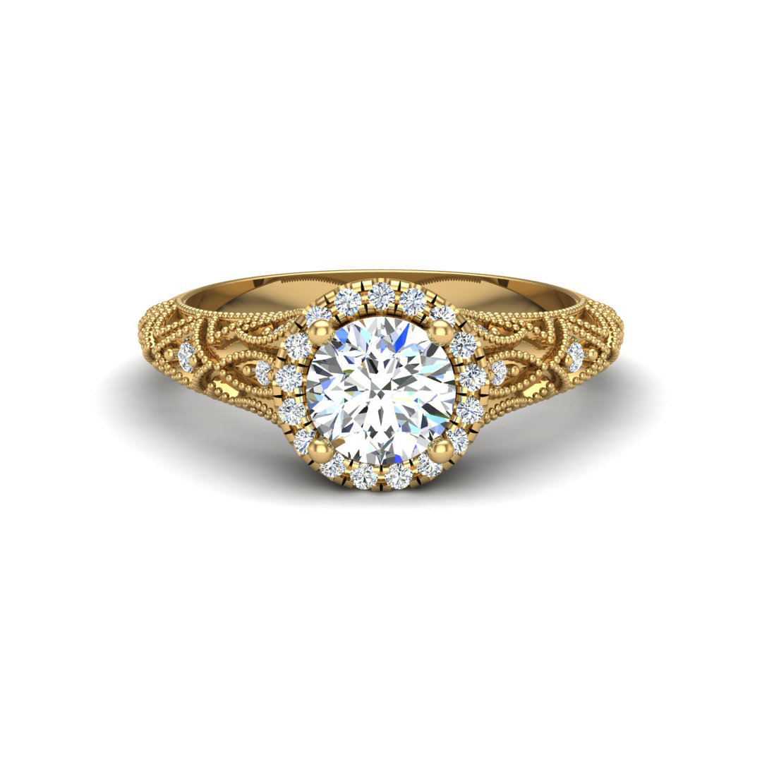 Rylie Halo Engagement Ring